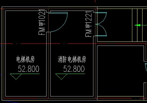 电梯的位置结构布置